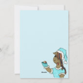 Happy Hanukkah Mustard Seeds TM Vakantie Kaart (Achterkant)