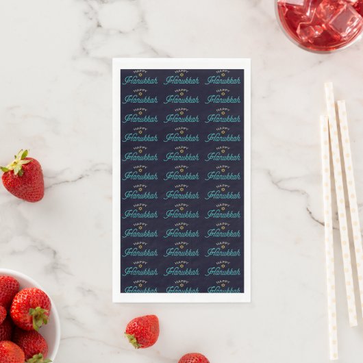 Happy Hanukkah Napkins Servet (Insitu)