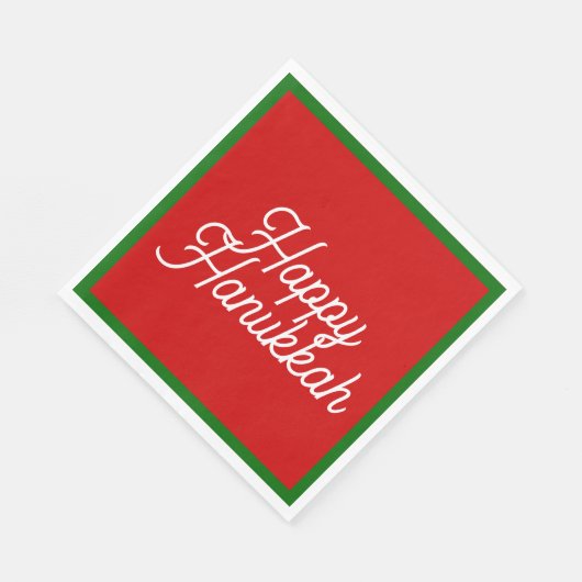 Happy Hanukkah Napkins Servet (Hoek)