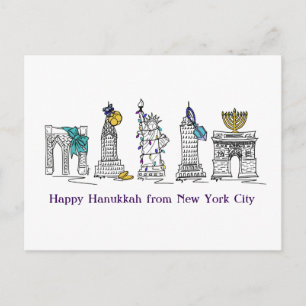 Happy Hanukkah New York City NYC Joodse Feestdagen