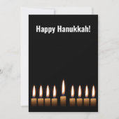 Happy Hanukkah Nine Candles Wenskaart Feestdagenkaart (Voorkant)