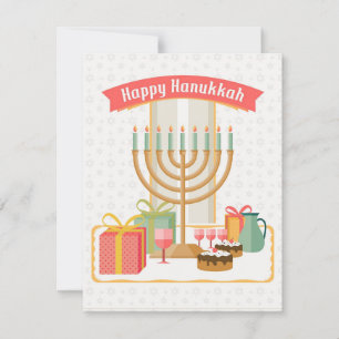 Happy Hanukkah Notitiekaartje
