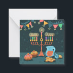 Happy Hanukkah Notitiekaartje<br><div class="desc">Happy Hanukkah</div>
