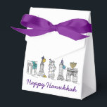 Happy Hanukkah NYC New York City Chanukah Holiday Bedankdoosjes<br><div class="desc">Met een originele pen-en-inkt illustratie van de verschillende landmerken van New York City die "gekleed" zijn voor het vakantieseizoen. Ideaal voor Hanukkah! Zie je niet wat je zoekt? Hulp nodig bij aanpassingen? Neem contact op met Rebecca om iets voor je te ontwerpen.</div>