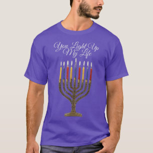 Happy Hanukkah of Chanukah Menorah... T-shirt