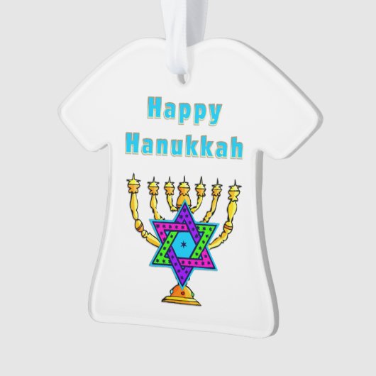 Happy Hanukkah Ornament (voorkant)