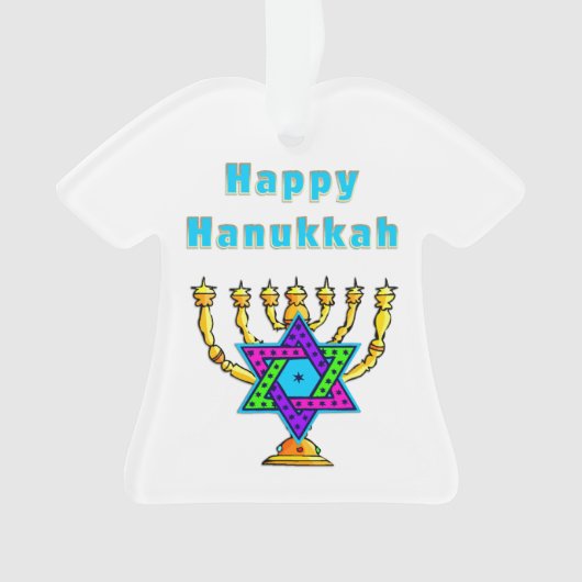 Happy Hanukkah Ornament (voorkant)
