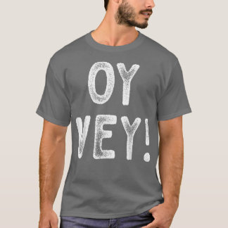 Happy Hanukkah Oy Vey  Cute Funny Hebrew Je T-shirt