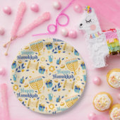 Happy Hanukkah Paper-Bord Papieren Bordje (Feest)