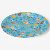 Happy Hanukkah Paper-Bord Papieren Bordje (Gekanteld)