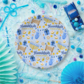 Happy Hanukkah Paper-Bord Papieren Bordje (Feest)