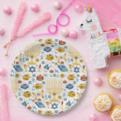 Happy Hanukkah Paper-Bord Papieren Bordje (Feest)