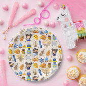 Happy Hanukkah Paper-Bord Papieren Bordje (Feest)