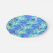 Happy Hanukkah Paper-Borden Papieren Bordje (Gekanteld)