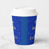 Happy Hanukkah Papieren Bekers (Links)