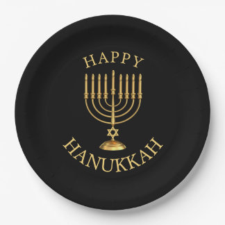 Happy Hanukkah Papieren Bordje