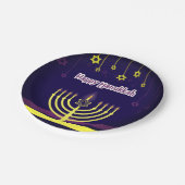 Happy Hanukkah Papieren Bordje (Gekanteld)