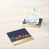 Happy Hanukkah Party Mooie Decoratie Kartonnen Onderzetters (Insitu)