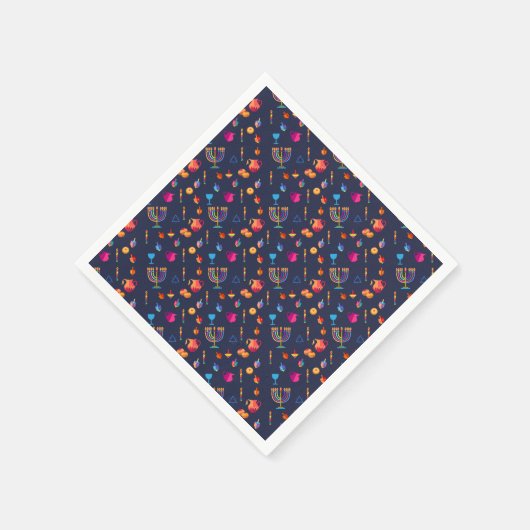 Happy Hanukkah Party Mooie Decoratie Servet (Hoek)