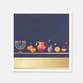Happy Hanukkah Party Mooie Decoratie Servet (Voorkant)