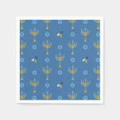 Happy Hanukkah Pattern Napkins Servet (Voorkant)