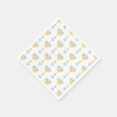 Happy Hanukkah Pattern Napkins Servet (Hoek)