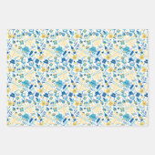 Happy Hanukkah Pattern Papieren platen wikkelen Inpakpapier Vel (Voorkant)