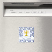 HAPPY HANUKKAH Peace Love Joy Fridge Magneet (Insitu (Vaatwasser))