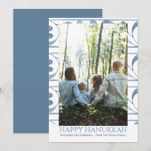 Happy Hanukkah Persoonlijke feestdag Foto Feestdagenkaart (Voorkant / Achterkant)