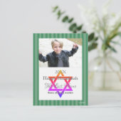 Happy Hanukkah Photo Briefkaart - HAMbWG (Staand voorkant)
