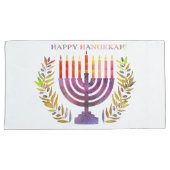 Happy Hanukkah Pillowcases Kussensloop (Voorkant-Rechts)