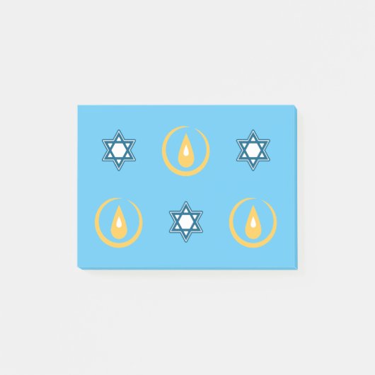 Happy Hanukkah Post-it® Notes (Voorkant)