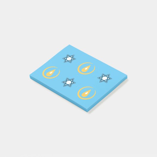 Happy Hanukkah Post-it® Notes (Schuin)