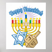 Happy Hanukkah Poster (Voorkant)