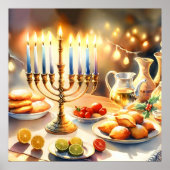 Happy Hanukkah Poster (Voorkant)