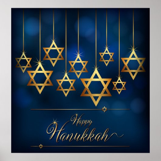 Happy Hanukkah Poster (Voorkant)