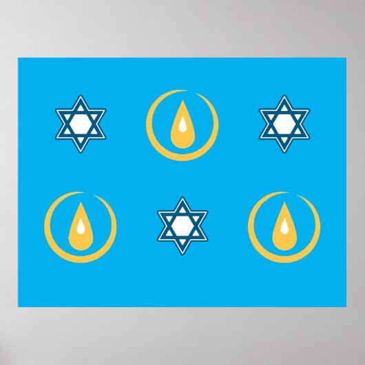 Happy Hanukkah Poster (Voorkant)