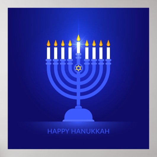 Happy Hanukkah Poster (Voorkant)