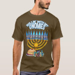 Happy Hanukkah Rollin met mijn gnomen Joodse mas T-shirt<br><div class="desc">Happy Hanukkah Rollin met mijn gnomen joodse kerstfeestdag .</div>