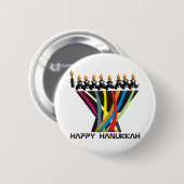 Happy Hanukkah Ronde Button 5,7 Cm (Voorkant /achterkant)