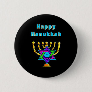Happy Hanukkah Ronde Button 5,7 Cm