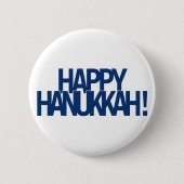 Happy Hanukkah! Ronde Button 5,7 Cm (Voorkant)