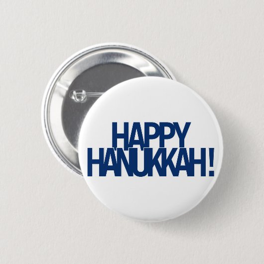 Happy Hanukkah! Ronde Button 5,7 Cm (Voorkant /achterkant)
