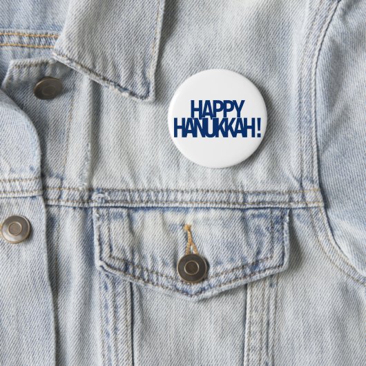 Happy Hanukkah! Ronde Button 5,7 Cm (In situ)