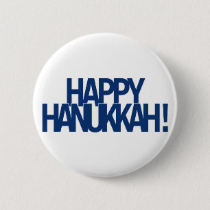 Happy Hanukkah! Ronde Button 5,7 Cm