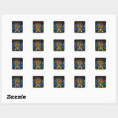 HAPPY HANUKKAH RONDE STICKER (Vel)