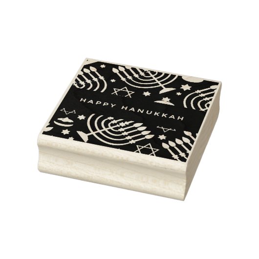 Happy Hanukkah Rubber Stamp Rubberstempel (Stempel)