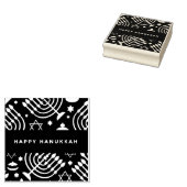 Happy Hanukkah Rubber Stamp Rubberstempel (Gestempeld)
