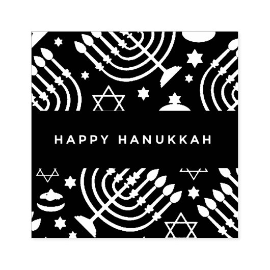 Happy Hanukkah Rubber Stamp Rubberstempel (Afrduk)