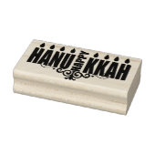 Happy Hanukkah Rubberstempel (Stempel)